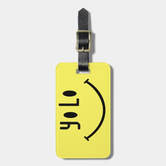 Yolo stellen gegenüber gepäckanhänger (Vorderseite vertikal)