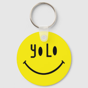 Yolo stellen gegenüber schlüsselanhänger