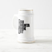 YOLO-Vertikale-Kasten Bierglas (Vorderseite Links)