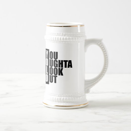 YOLO-Vertikale-Kasten Bierglas (Rechts)