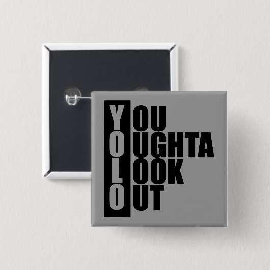 YOLO-Vertikale-Kasten Button (Vorne & Hinten)