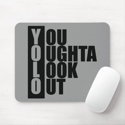 YOLO-Vertikale-Kasten Mousepad (Mit Mouse)
