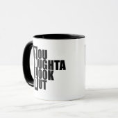 YOLO-Vertikale-Kasten Tasse (Vorderseite Links)