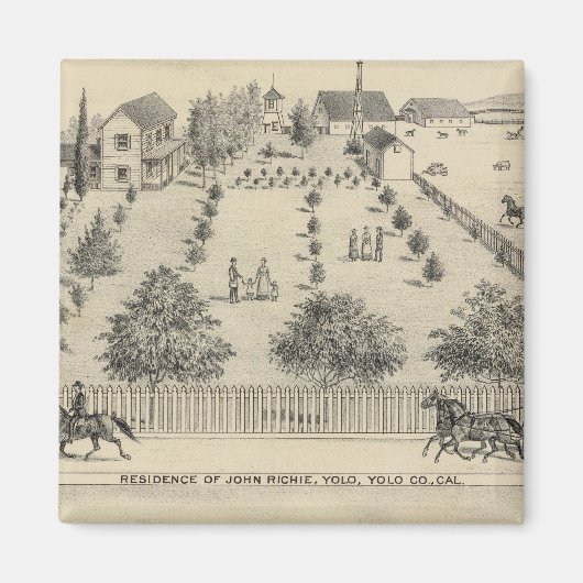 Yolo Wohnsitze Magnet (Vorne)