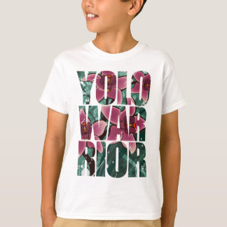 YOLOWARRIOR - Blumenbuchstaben T-Shirt