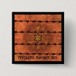 Yom HaShoah Button