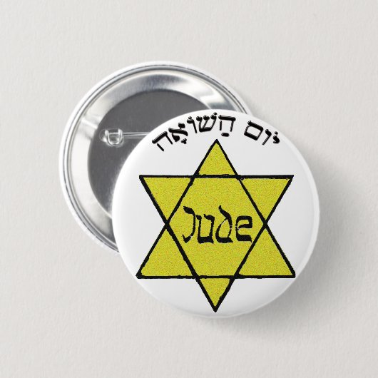 Yom Hashoah Button (Vorne & Hinten)