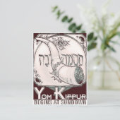 Yom_Kippur5 Postkarte (Stehend Vorderseite)
