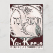 Yom_Kippur5 Postkarte (Vorderseite)