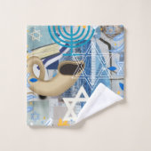 Yom Kippur Badhandtuch Set (Waschlappen)