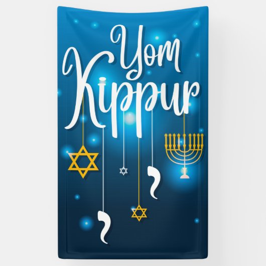 Yom Kippur Banner (Vertikal)
