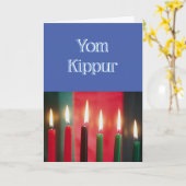 Yom Kippur card Karte (Gelbe Blume)