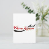 Yom Kippur Diet Postkarte (Stehend Vorderseite)