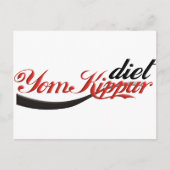 Yom Kippur Diet Postkarte (Vorderseite)
