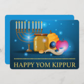 Yom Kippur Feiertagskarte (Vorne/Hinten)