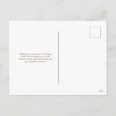 Yom Kippur Feiertagspostkarte (Rückseite)