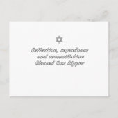 Yom Kippur Feiertagspostkarte (Vorderseite)