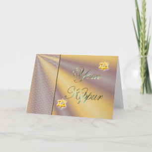 Yom Kippur Jewish Holiday Fasting Judaism Holy Day Karte