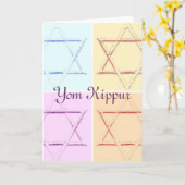 Yom Kippur Karte (Gelbe Blume)