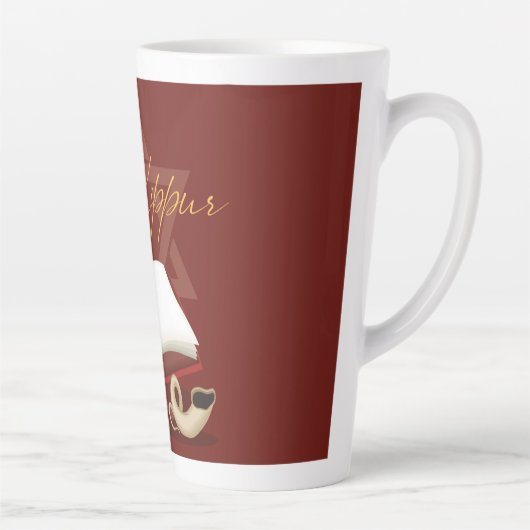 Yom Kippur Latte Tasse (Rechts)