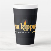 Yom Kippur Latte Tasse (Vorderseite)