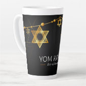 Yom Kippur Latte Tasse (Linke Ecke)