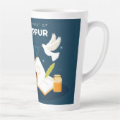 Yom-Kippur-Latte-Tasse Milchtasse (Rechts)