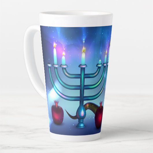 Yom Kippur Milchtasse (Linke Ecke)