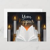 Yom Kippur Postcard Postkarte (Vorne/Hinten)