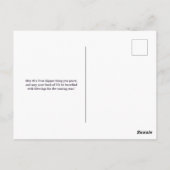 Yom Kippur Postkarte (Rückseite)