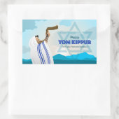 Yom Kippur Rechteckiger Aufkleber (Tasche)