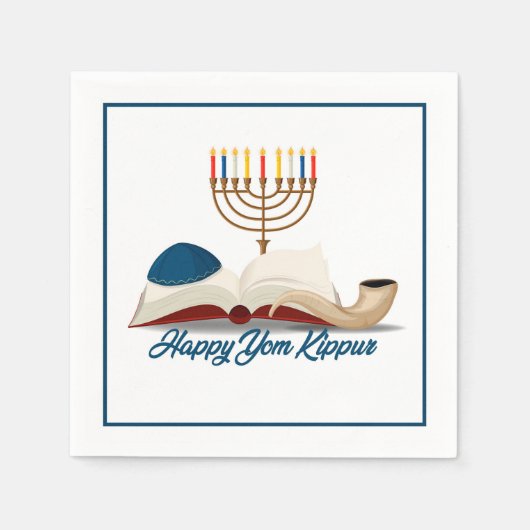 Yom Kippur Serviette (Vorderseite)