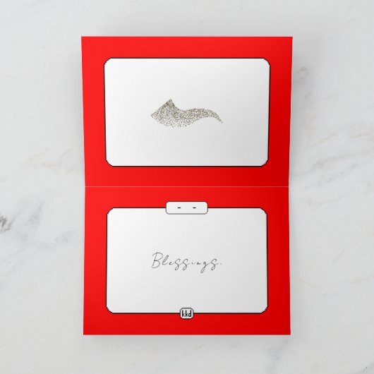 Yom Kippur Sessings Karte (Innenseite)