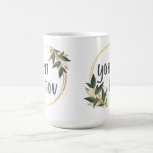 Yom Tov in einem Kranz Kaffeetasse (Mittel)