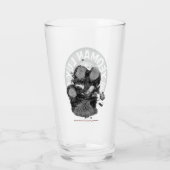 Yoman-Lux-Bier-Glas Glas (Rückseite)