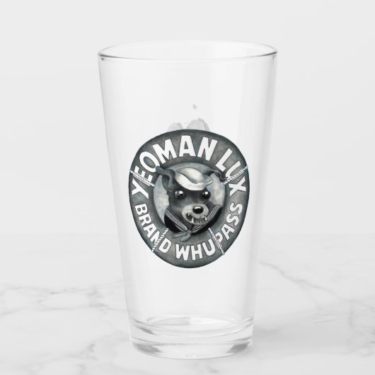 Yoman-Lux-Bier-Glas Glas (Vorderseite)