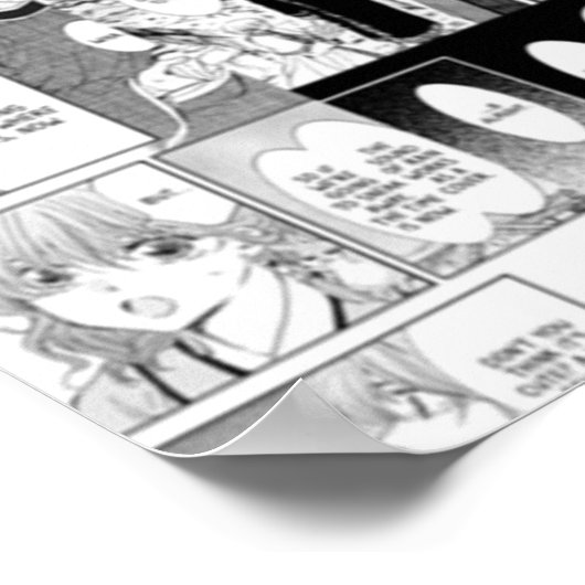 Yona der Mangakollage Poster (Ecke)