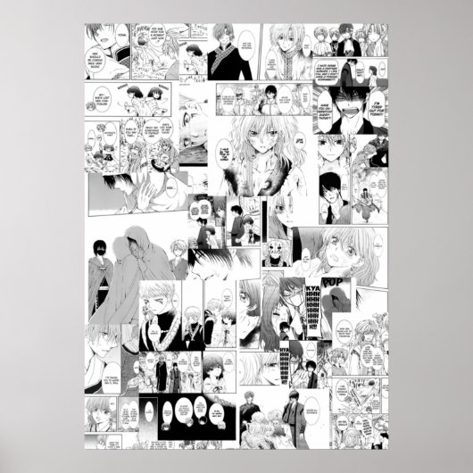 Yona der Mangakollage Poster (Vorne)