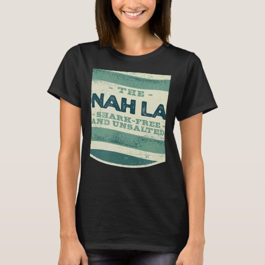 Yonah Lake Shark Free and Unsalted Camping Georgia T-Shirt (Vorderseite)