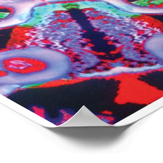 Yonder Kaleidoscope Poster (Ecke)