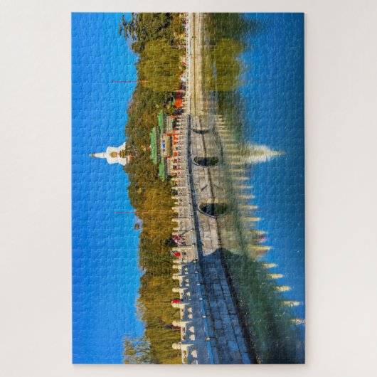 Yongan Bridge | Weißer Stupa Puzzle (Vertikal)