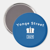 Yonge St 11 Magnet (Vorderseite/Rückseite)