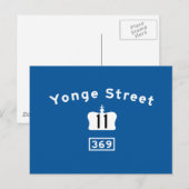 Yonge St 11 Postkarte (Vorne/Hinten)