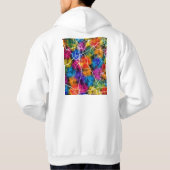 Yongzhou China City Map Hoodie (Rückseite)