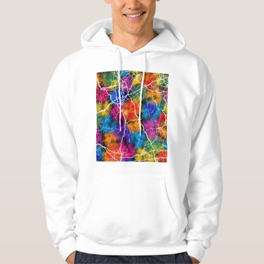 Yongzhou China City Map Hoodie (Vorderseite)