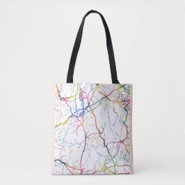 Yongzhou China City Map Tasche