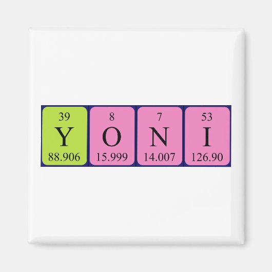 Yoni Periodenmagnet Magnet (Vorne)