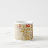 Yonkers Atlas-Karte 2 Espressotasse (Vorderseite)