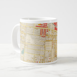 Yonkers Atlas Karte 2 Jumbo-Tasse