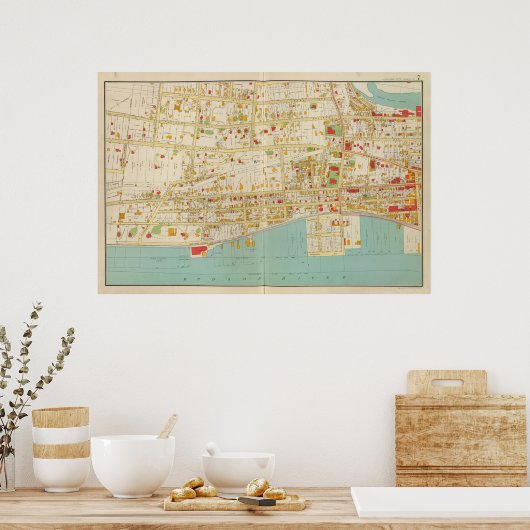 Yonkers Atlas Poster (Küche)